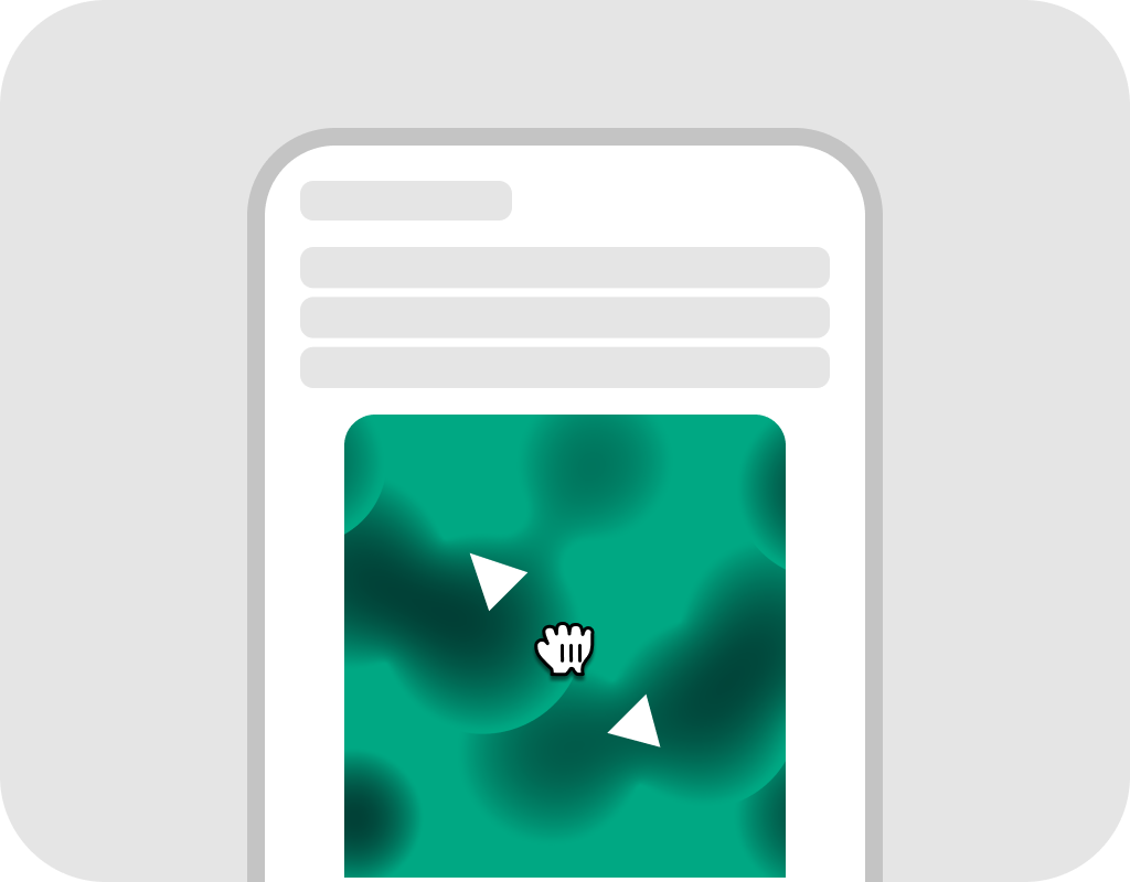 Mobile Floating icon